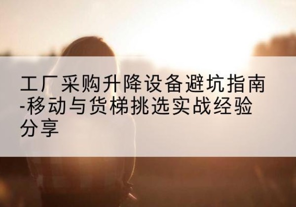 攸县移动式升降机怎么选-工厂采购升降设备避坑指南-移动与货梯挑选实战经验分享
